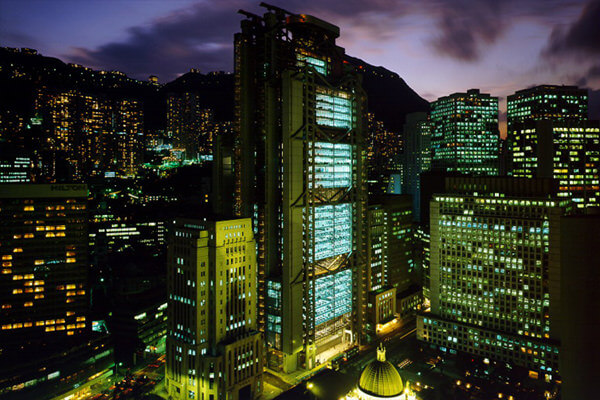 بنك هونغ كونغ شنغهاي، المقر، الصين